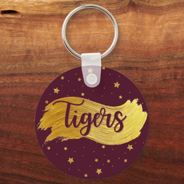 Tiger Pride Keychain (Front)