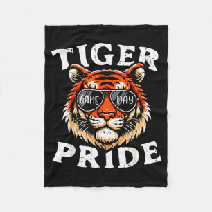 Tiger Pride Men Kids Boys Women Girls Youth Teen  Fleece Blanket