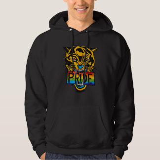 Tiger Pride Month Lgbt Say Gay Ally Rainbow Flag Hoodie