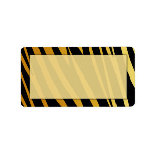 Tiger Print Address Labels