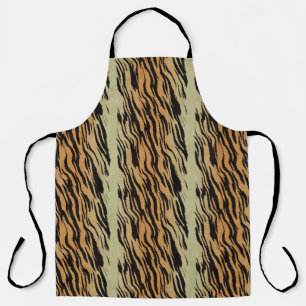 Tiger Print Apron