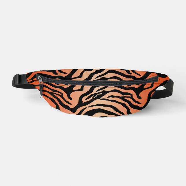 Tiger print bum bags (Front)