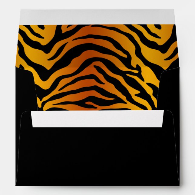 Tiger print envelope (Back (Bottom))