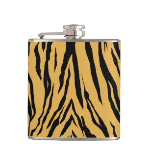 Tiger Print Flask