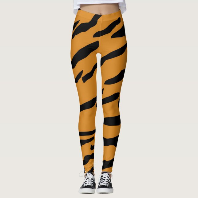Tiger Print Leggings (Front)
