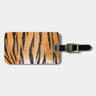 Tiger Print Luggage Tag
