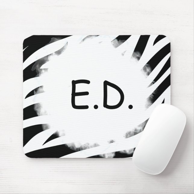 TIGER PRINT MOUSE PAD (With Mouse)