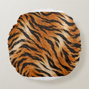 Tiger Print Pillow Wild Animal Bedding