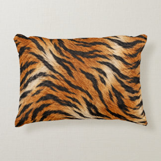 Tiger Print Pillow| Wild Animal Bedding Decorative Cushion