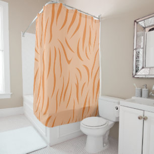 Tiger Print Shower Curtain