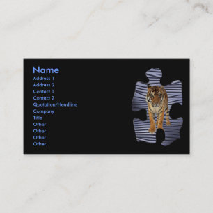 Tiger Profile Card