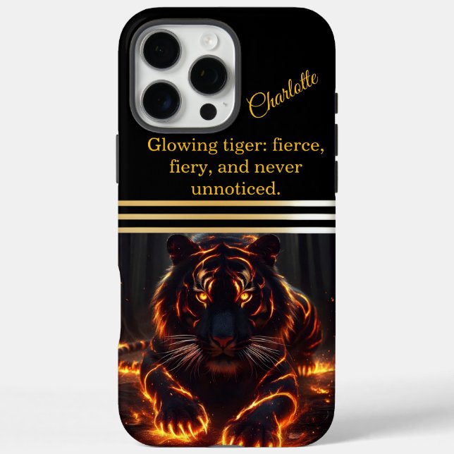 Tiger prowling in shadows Case-Mate iPhone case (Back)