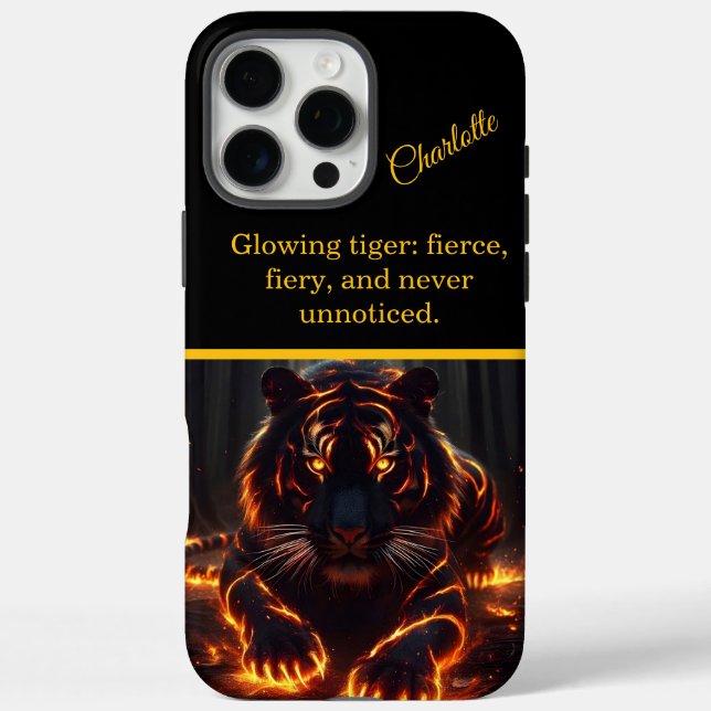 Tiger prowling in shadows Case-Mate iPhone case (Back)