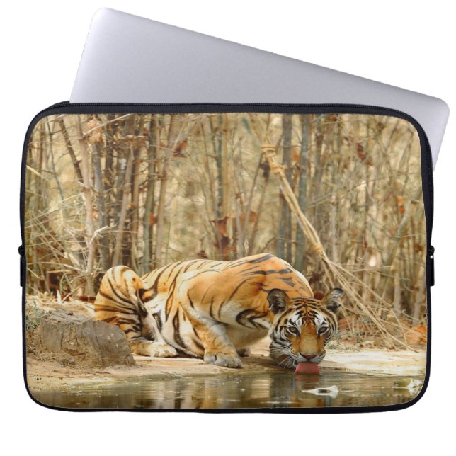 Tiger Reflection Laptop Sleeve (Front)