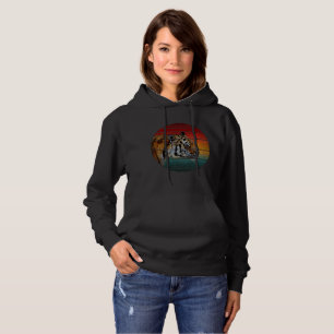 Tiger Retro Vintage Cat Gifts Hoodie