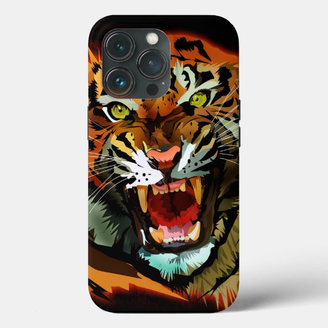 Tiger Roar Case-Mate iPhone Case (Back)