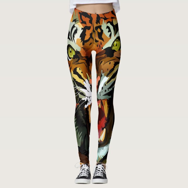 Tiger Roar Leggings (Front)