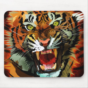 Tiger Roar Mouse Mat