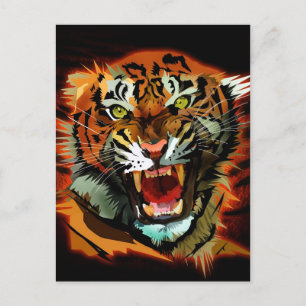 Tiger Roar Postcard