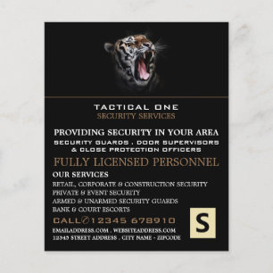 Tiger Roar, Security Personnel Advertising Flyer