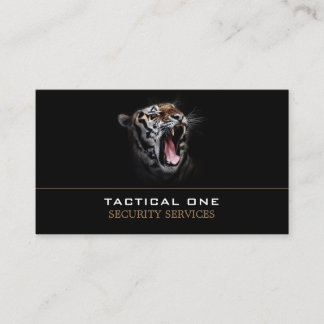 Tiger Roar, Security Service Business Card