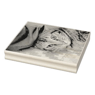 Tiger Rubber Stamp