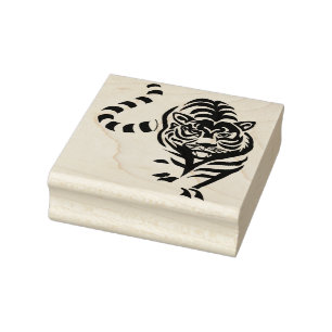 Tiger Rubber Stamp