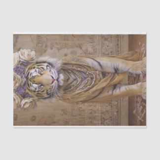 Tiger’s Floral Majesty Tissue Paper