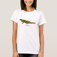 Tiger salamander cartoon illustration