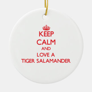 Tiger Salamander Ceramic Tree Decoration