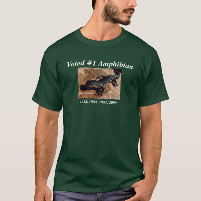 Tiger Salamander (green) T-Shirt (Front)