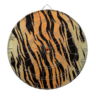 Tiger seamless pattern texture background dartboard