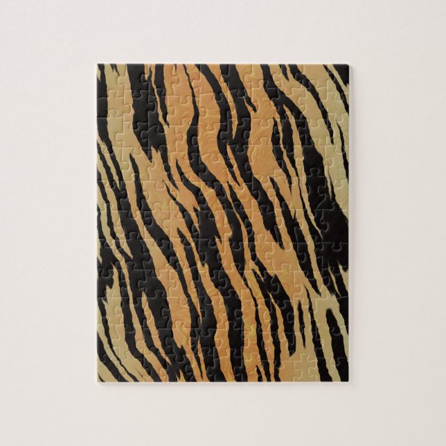 Tiger seamless pattern texture background jigsaw puzzle (Vertical)