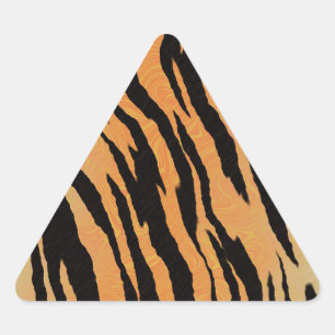 Tiger seamless pattern texture background triangle sticker