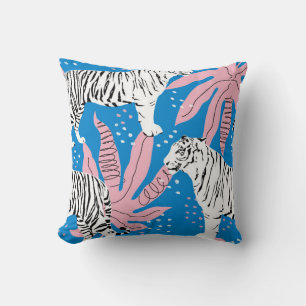 Tiger seamless pattern,wild animal background,tren cushion