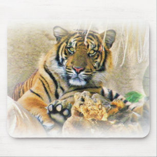 Tiger,Seeking_ Mouse Mat