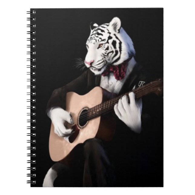 Tiger Serenade – Artistic Notebook Cover (Front)