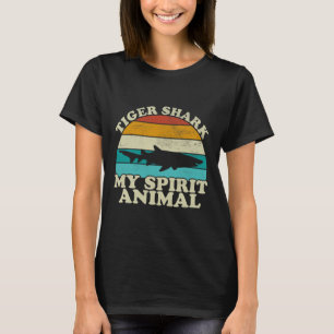 Tiger Shark My Spirit Animal - Vintage Fish Fishin T-Shirt