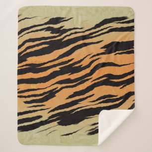 Tiger Sherpa Blanket