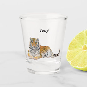 Tiger Shot Glass