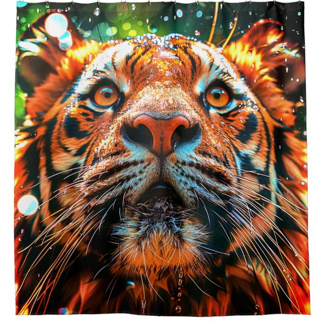 Tiger Shower Curtain (Front)