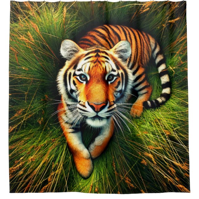 Tiger Shower Curtain (Front)