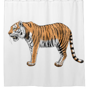 Tiger Shower Curtain