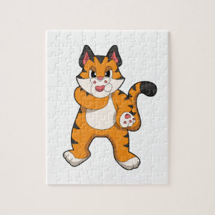 Tiger silent jigsaw puzzle