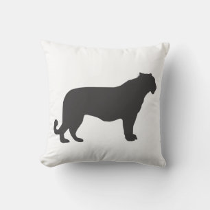 Tiger Silhouette Cushion