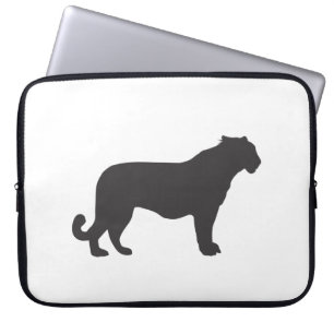 Tiger Silhouette Laptop Sleeve