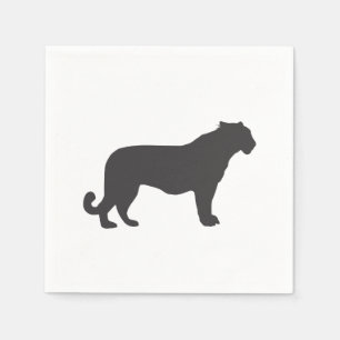 Tiger Silhouette Napkin