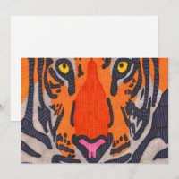 Tiger (single) - Greeting Card