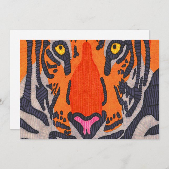 Tiger (single) - Greeting Card (Front/Back)