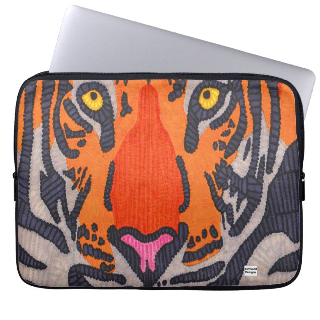 Tiger (single) - Laptop Sleeve (Front)